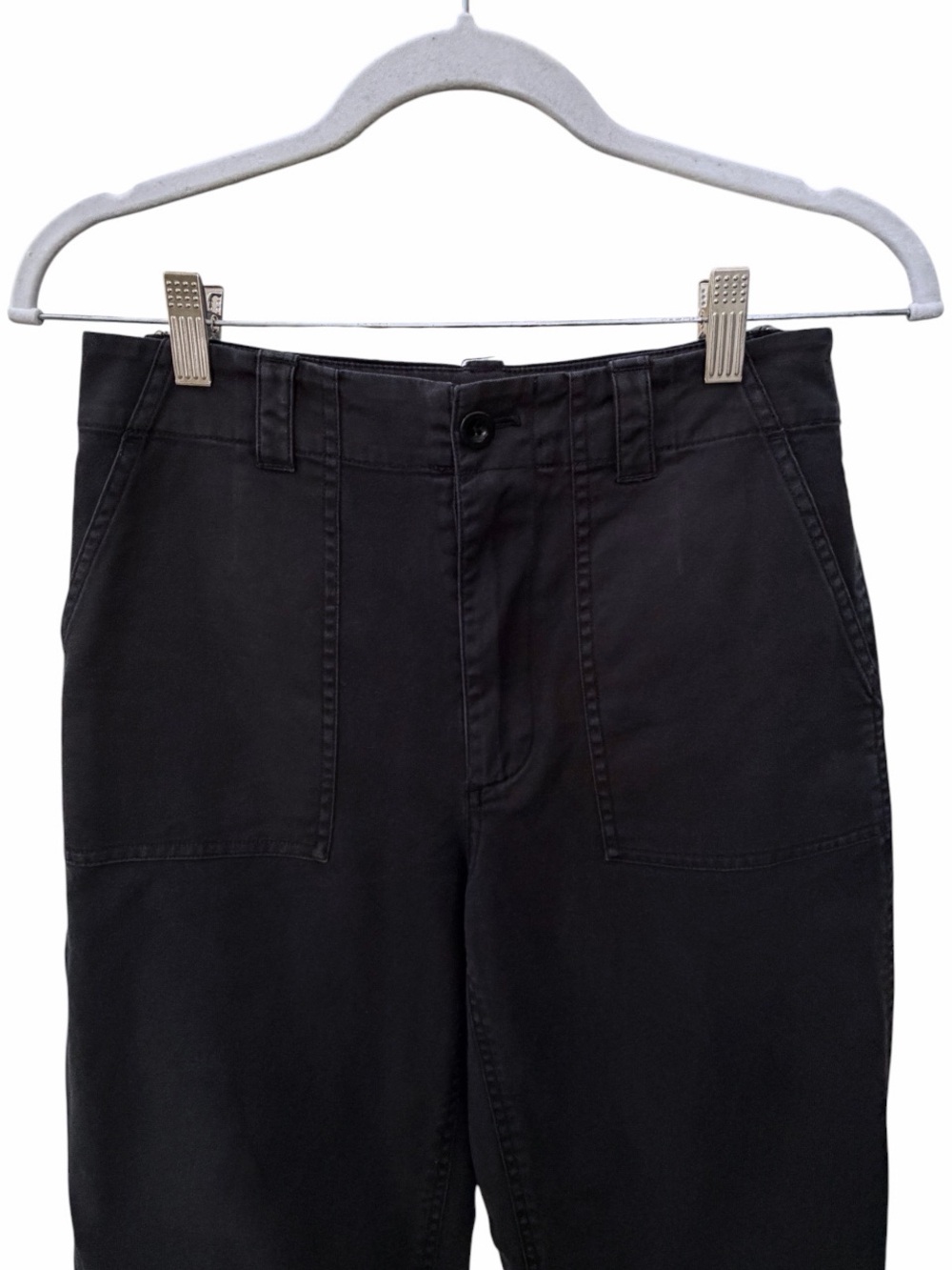 Jenni Kayne Black Ranger Trouser Pants Size 2 High Rise Cotton Blend $325 - Picture 5 of 12